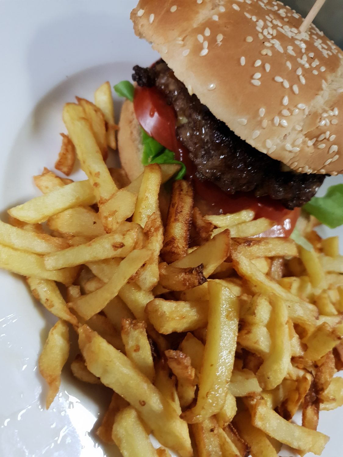 Burger maison et frites, Château de Savoie à Montmélian