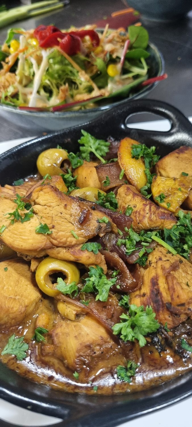 Sauté de viande aux olives, Château de Savoie à Montmélian